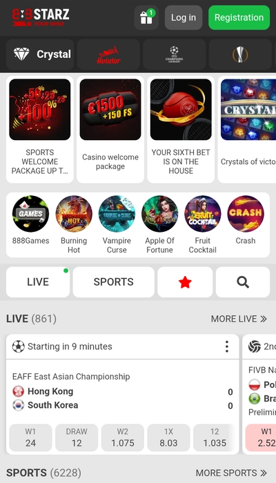 888Starz ставки на спорт и киберспорт